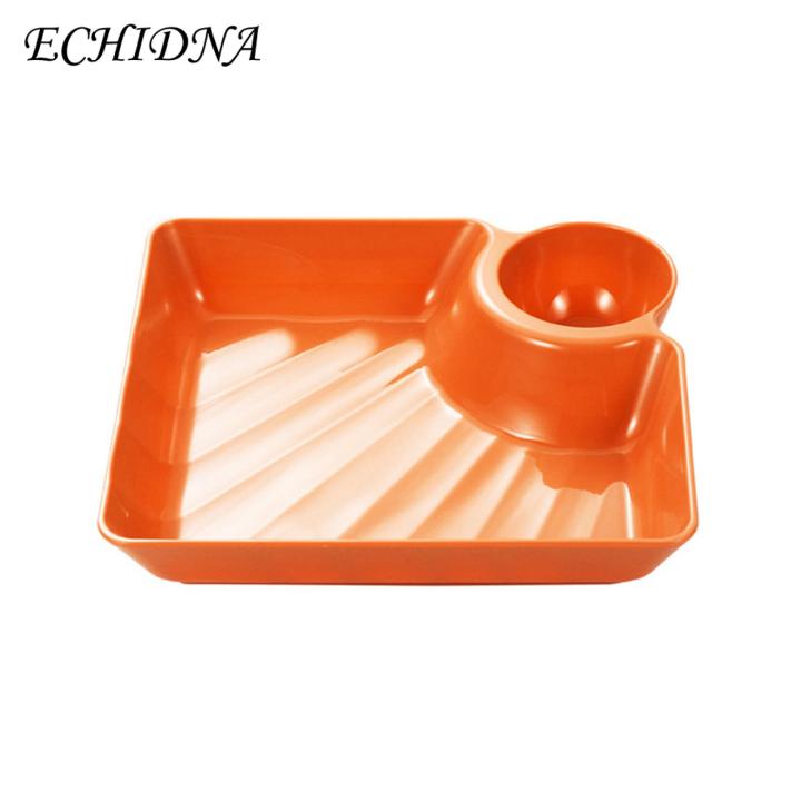 Dumpling%20Plate%20Dumpling%20Plate%20with%20Sauce%20Dish%20Design%20Versatile%20Easy%20to%20Clean%20Snacks%20Desserts%20Sushi%20Tray%20Kitchen%20Tableware%20Dumpling%20Party%20Accessory%20-%20Image%202