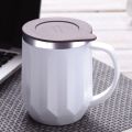 400ml Coffee Mugs Thermos Insulation Stainless Steel Water Bottle Cups Drinkware with Handle Lid Tea Mug for Office Thermo cup. 
