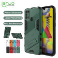 Lenuo Punk-Casing For Samsung Galaxy M31 Back Cover Eight-Color Anti-Fall And Anti-Slip Phone Bracket Lens Protection Cover Lovers Case. 
