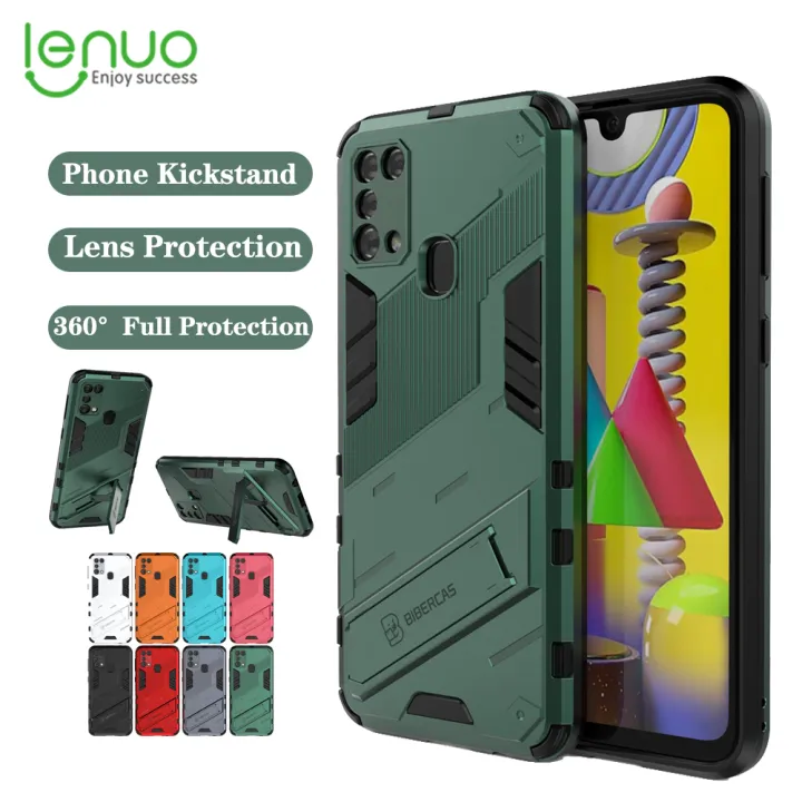 Lenuo%20Punk-Casing%20For%20Samsung%20Galaxy%20M31%20Back%20Cover%20Eight-Color%20Anti-Fall%20And%20Anti-Slip%20Phone%20Bracket%20Lens%20Protection%20Cover%20Lovers%20Case%20-%20Image%203