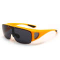 Myopia sunglasses, men's color changing, polarized, fashionable cycling glasses, foldable, dual-purpose driving night vision goggles. 