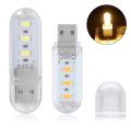 Mini Portable USB LED 5V 3 LED Light SMD Table Desk Lamp Book Flashlight Night Light for Power Bank Laptop Camping. 