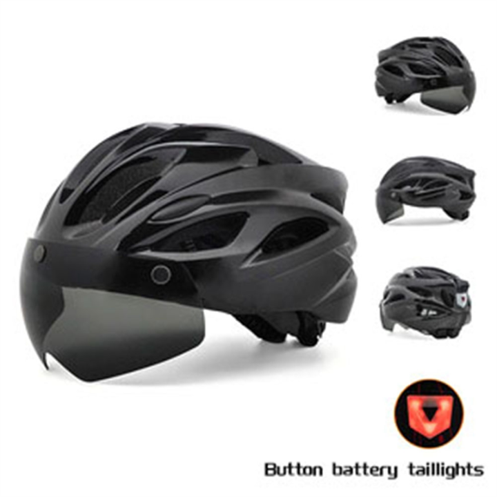 Cycling%20Helmet%20with%20Taillight%20Goggles%20Adjustable%20Mountain%20Bike%20Helmet%20for%20Adult%20Men%20Women%20Black%20-%20Image%202