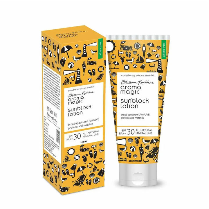 অ্যারোমা ম্যাজিক সানস্ক্রিন সান ব্লক লোশন, spf 30, 100ml