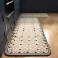 Strictly select simple and modern technology cloth, household kitchen, bathroom water absorption, quick-drying floor mat, toilet door, non-slip foot mat.