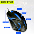 Mouse With 7 Color Lighting Twolf V1 Rgb Mouse Gaming Mouse - Experience Gaming In Color With Rgb Mouse.