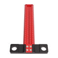 T Square, T Square Ruler Portable Easy Operation Rustproof High Accuracy Clear Scale Aluminum Alloy for DIY. 