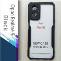 For Oppo Realme 9i - Transparent Silica Gel Matte ShockProof Slim Thin Back Cover Phone Case With Bumper. 