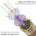 365nm UV Blacklight Rechargeable UV Flashlight Ultraviolet Torch Dog Urine Pet Stain Bed Bug Scorpion fluorescent Detection Lamp.