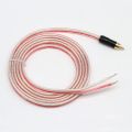 Replacement Repair Speaker Bare Wire Cable 5Ft with RCA Plug.