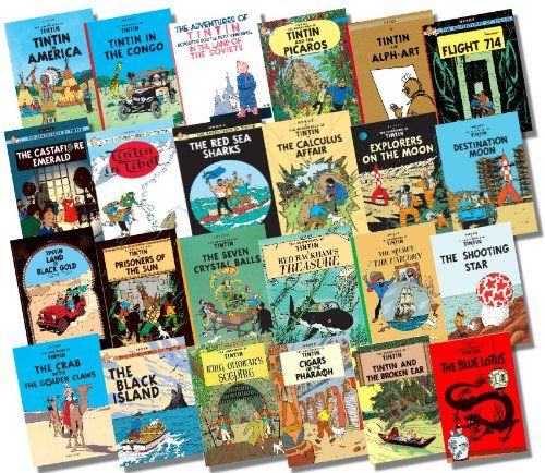 Tintin%20Comics%20Paperback%20Series%20English%20-%20A%20Set%20of%2024%20Books%20-%20Image%202