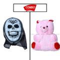 Baby Ghost Mask & Teddy Bear  Combo Pack. 
