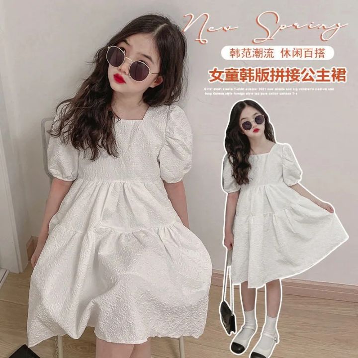 Happy childhood memories】(New) girls dress summer clothes 2023
