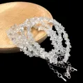 1Pc Pakisten Herkimer Diamond Bracelet Natural Crystal Real Stone Reiki Gemstone Hand Chain For Jewelry Healing DIY Mother Gifts. 