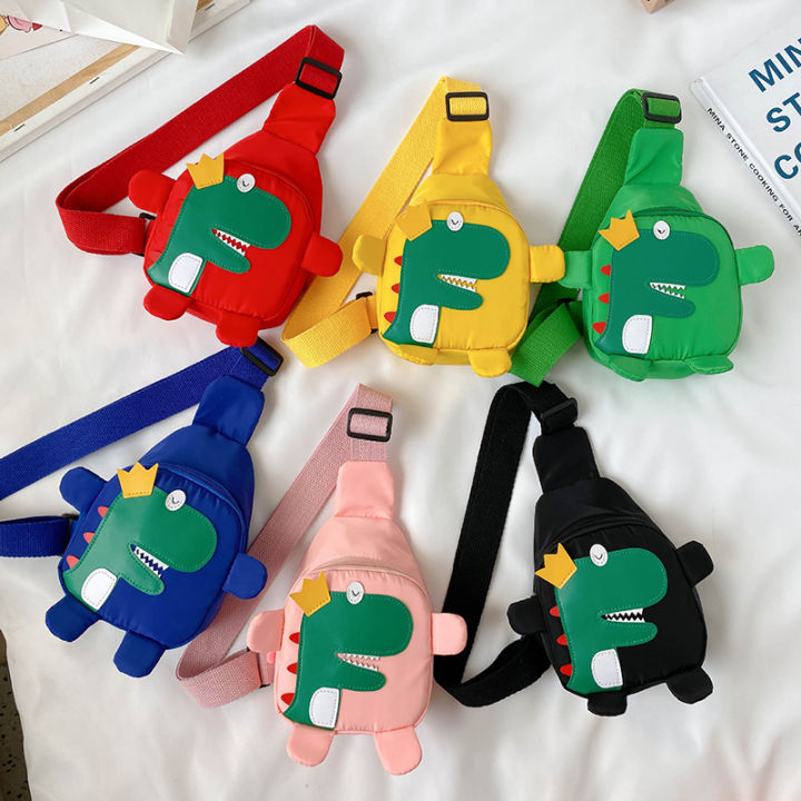 Baby Bags Cartoon Dinosaur Candy Color Kids Bags Outdoor Candy Toy Bags School Bags