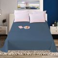 1Pc Thick 100% Cotton Flat Sheet Solid Color High Quality Bed Sheet Various Sizes Can Be Customized. 