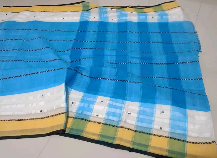 Tangail Tat Cotton Saree Without Blouse Piece For Women