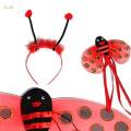 Ladybird Costume Kids Girls Ladybird Dress up Cute Halloween Ladybug Costumes for Birthday Holiday. 