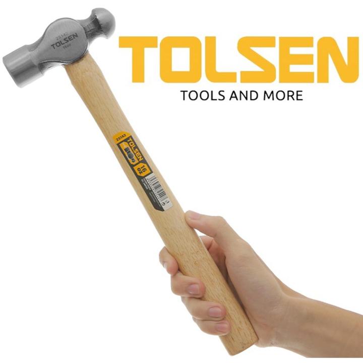 TOLSEN BALL PEIN HAMMER Wooden Handle ( 16OZ )-25142