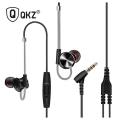 QKZ DM10 Zinc Alloy HiFi Earphone In Ear Earphones Sports Headset Phone Laptop Gaming Earphone Earbuds. 