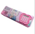 Pop Up Pencil Case with Calculator and Sharpener Multifunction Pencil Box Double part pencil case multicolor multi design.