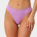 208 Fish Silk Minggen High Slit Thongs Transparent Belt Invisible Briefs Europe and America Plus Size Panties Women.