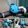 Cute Cartoon Ladybug Shaped Bike Bell Children Balance Car Bicycle Hand Press Small Bells Easy Operation Sports Bike Accessories.