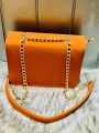 Premium Quality PU Leather Fashionable Shoulder Bag for Women (9.5x6x3inc). 