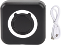 Portable Thermal Printer, 200DPI Mini Label Printer for Home (Black). 