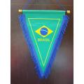 Brazil Festoon [Banner [Flag- (14" inch by 10" inch).. 