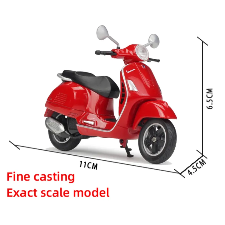 WELLY%201:18%202017%20VESPA%20GTS%20125%20Alloy%20Diecast%20Motorbike%20Model%20Flexible%20Rotating%20Wheels%20Toy%20For%20Kid%20Gifts%20Toy%20Collection%20NEW%20IN%20BOX%20-%20Image%202