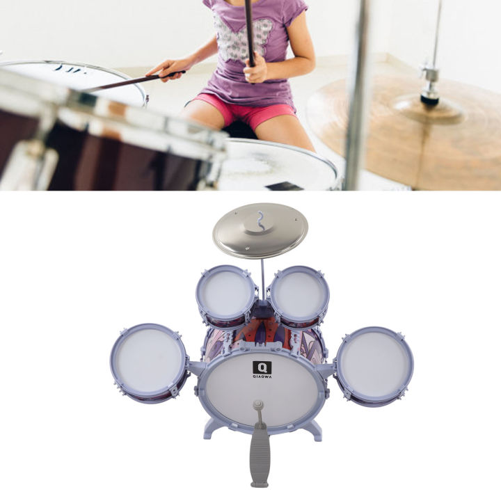 Kids%20Jazz%20Drum%20Set,%20Different%20Thickness%20Children%20Drum%20Set%20for%20Home%20Use%20-%20Image%205