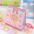 2024 Sanrio Desk Calendar Desktop Calendar Decoration Creative Office Calendar Three-dimensional Week Plan. 