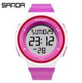 Inspired by G force ladice Digital Display LED Spaceman Sports Watch Removable Strap Watch 2121-8.