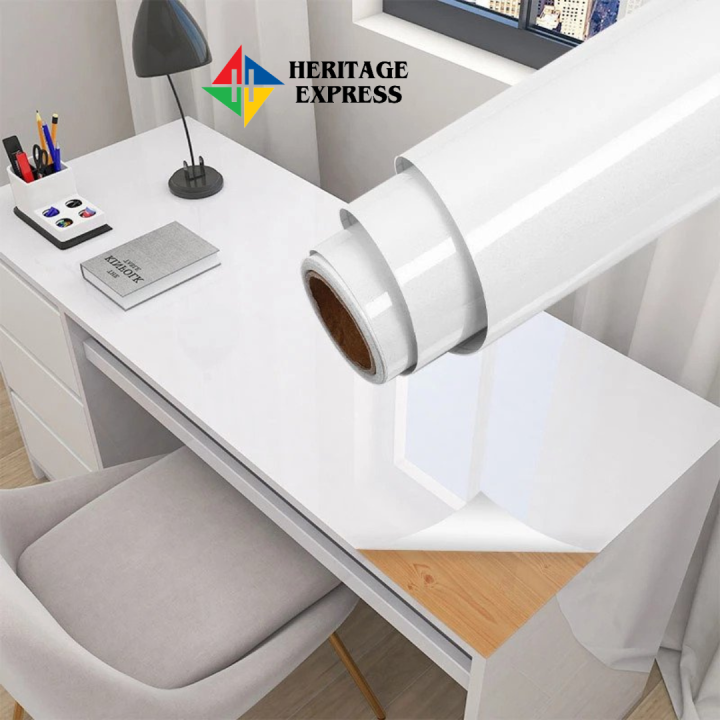 4x6.6%20ft.%20-%20Wallpaper%20Glossy%20White%20Peel%20and%20Stick%20Self-Adhesive%20Contact%20Paper%20Waterproof%20Home%20Decoration%20Backsplash%20(200*120cm)%20-%20Image%208