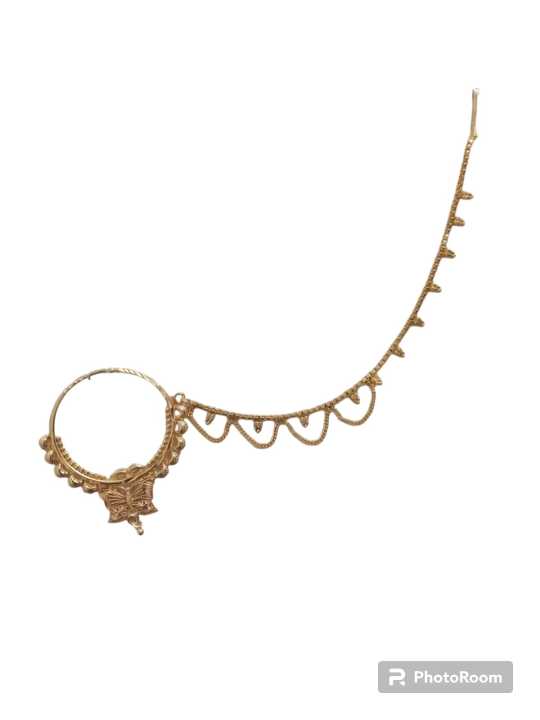 Plated Meenakari Nath Nose Ring for Women and Girls