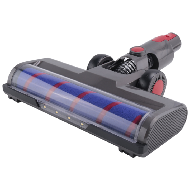 Motorized Floor Brush for V8 V7 V10 V11 Vacuum Cleaners with Soft Roller Brush LED Headlights Replacement Accessories Kit