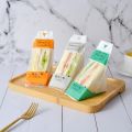 Sandwich Wrapping Paper Disposable Sandwich Plastic Transparent Baking Triangle Cake Bread Packaging Bag 100. 