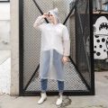 【Alien Alien】 New Reusable Transparent Long Raincoat Men Women Waterproof Rainwear Outdoor Jacket Unisex Cycling Hiking Rain Gear Coat. 