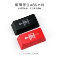 Backspace Safe Evacuation Exit Backspace Key Personalized Translucent Keycaps Red Big Key Mechanical Keyboard. 