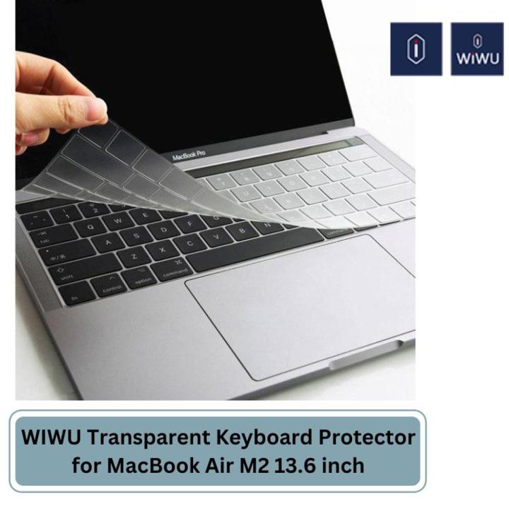 WIWU Laptop Keyboard Protector For MacBook Air 13.6 inchi M2 Chip Series 2022 - TRANSPARENT