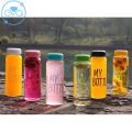 Water Bottles Combo 5 Bình Thủy Tinh Đựng Nước My Bottle 500 Ml Kiểu Dáng Nhỏ Gọn Nắp Đậy Chống Tràn.