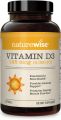 NatureWise Vitamin D3 5000iu (125 mcg) Healthy Muscle Function, and Immune Support, Non-GMO, Gluten Free in Cold-Pressed Olive Oil, Packaging Vary ( Mini Softgel), 90 Count. 