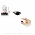 MINI USB WIRELESS WiFi NETWORK RECEIVER ADAPTER DONGLE DESKTOP PC - Black.