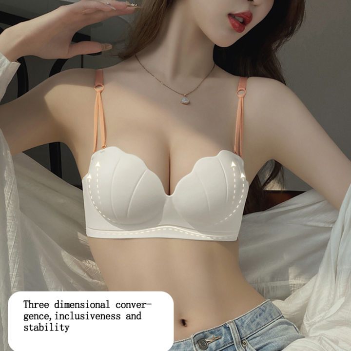 Seamless%20bra%20gathered%20bra%20strapless%20bra%20anti-slide%20Anti-sagging%20push%20up%20bra%203D%20CUP%20soft%20bra%C2%A0%20Name:high%20quality%20bra%20-%20Image%203