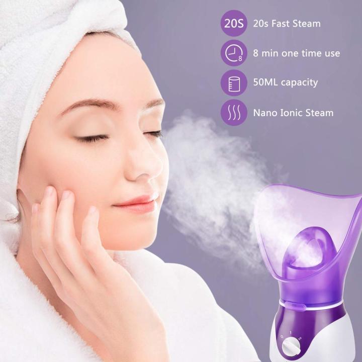 Ntfs Beauty Facial Steamer -Thermal Spa Nano Aromatherapy Steam Machine Sprayer, China - Black Head Remover
