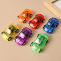 Children's Gift Small Toys Mini Transparent Pull Back Car Toys. 
