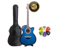 Signture Blue Acoustic Guitar- Blue.
