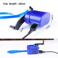 Crank Power USB Emergency Charger Dynamo/Portable Multi Tool Hiking for Phone Camping Travel/Outdoor Survival Tools. 