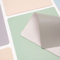 Multiple Colors Solid Color Simple Mini Small Portable Mouse Pad Square Leather Mat Desk Available Wholesale. 